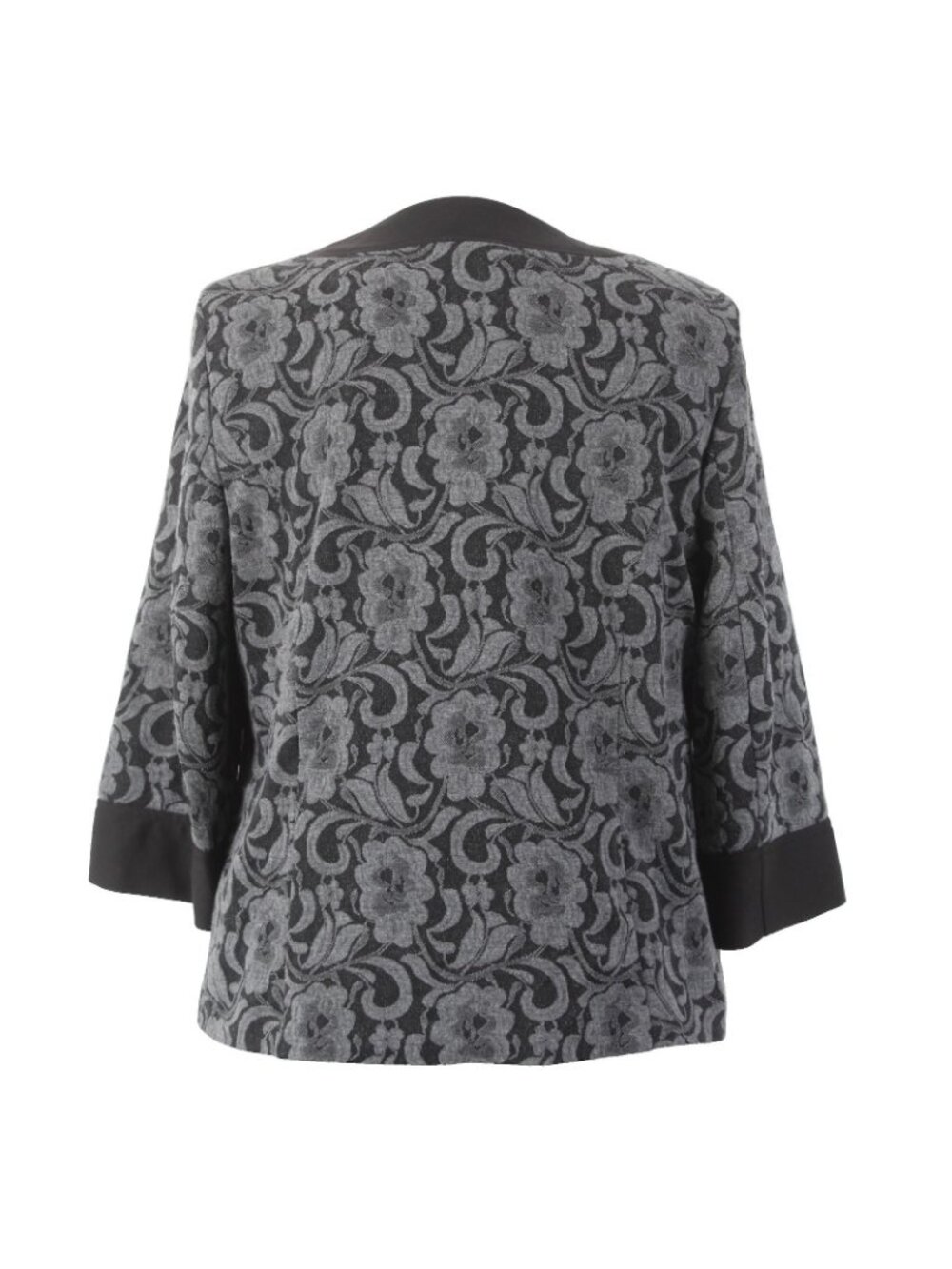 Studio 1940 Cardigan Sweater NEW Sz 18/20W Black Gray Polyester Rayon - Picture 4 of 8